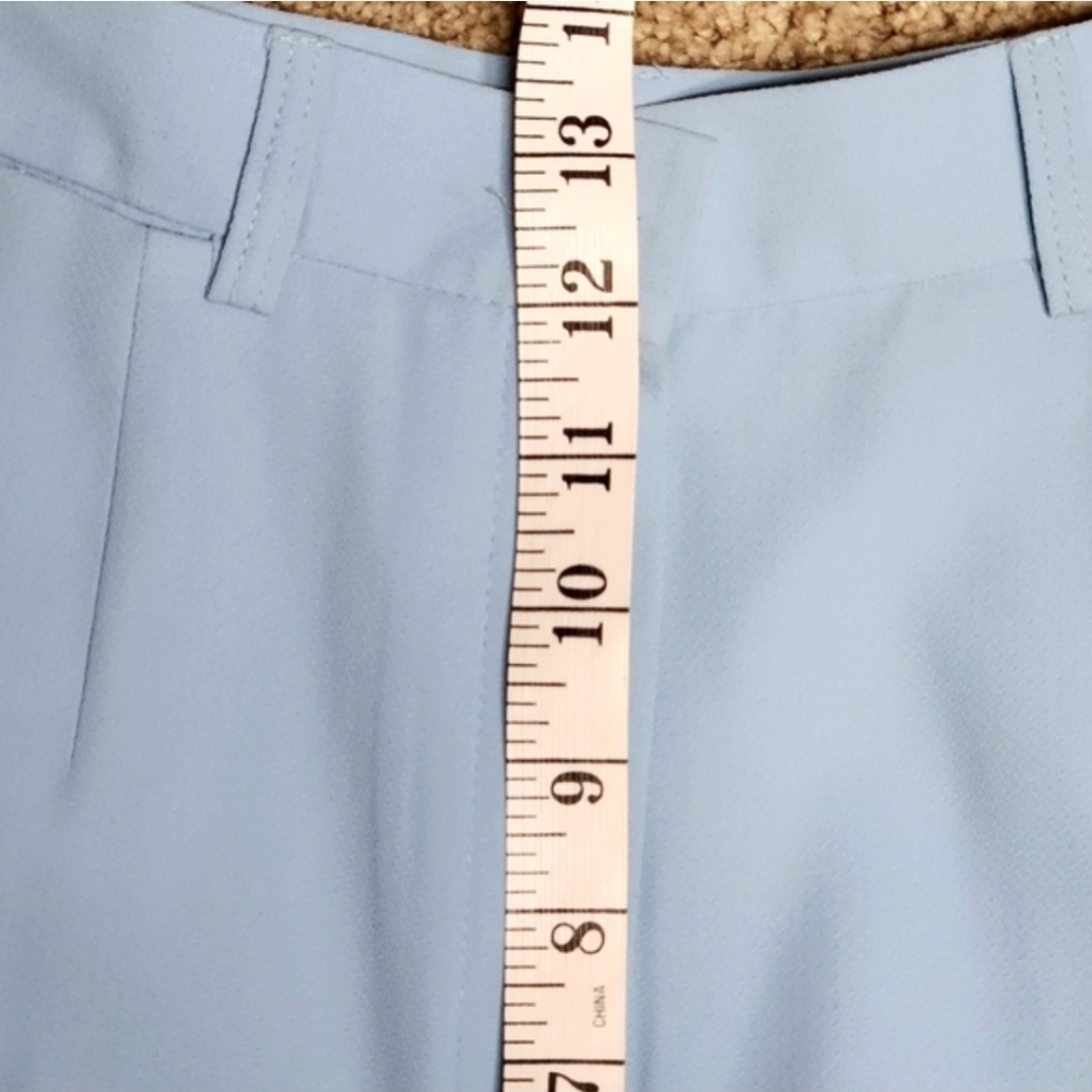 Harvé Benard NWT High-Rise Wide-Leg Trousers | Fully Lined Sky Blue - Picture 6 of 13